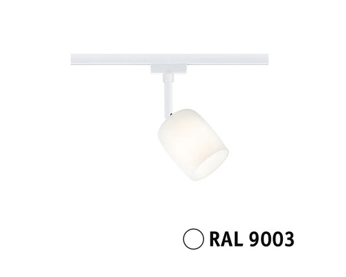 Spot sur rail Paulmann URail à intensité lumineuse variable Blossom blanc signalisation