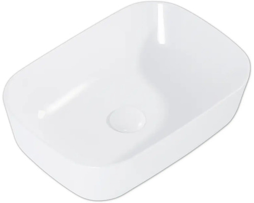 Lavabo à poser Jungborn NONUS DECEM 455 x 325 mm blanc brillant