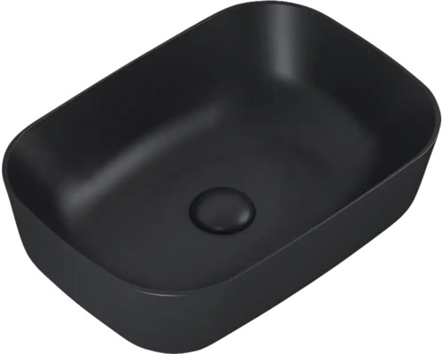 Lavabo à poser Jungborn NONUS DECEM 455 x 325 mm noir mat