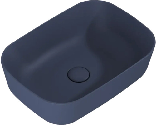 Lavabo à poser Jungborn NONUS DECEM 455 x 325 mm navy bleu mat