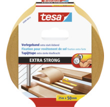 tesa bande adhésive pour revêtement de sol double face collage ultra puissant 25m x 50mm