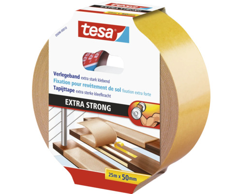 Ruban de fixation Tesa extra fort, 25 mètres x 50 millimètres