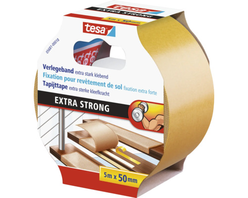Ruban de fixation Tesa extra fort 5 mètres sur 50 millimètres