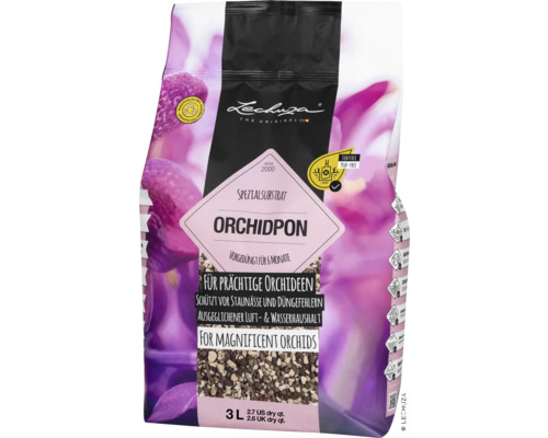 Pflanzsubstrat Lechuza Orchidpon 3 Liter