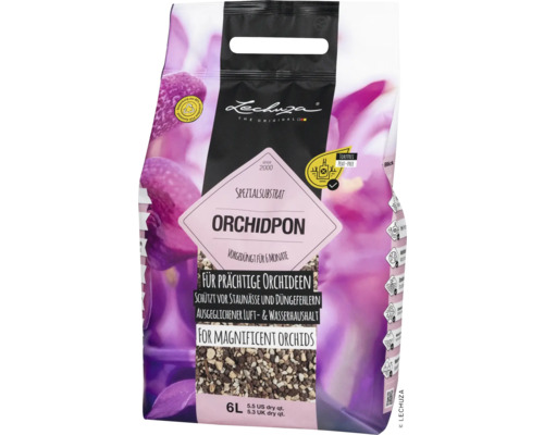 Substrat pour plantes Lechuza Orchidpon 6 litres