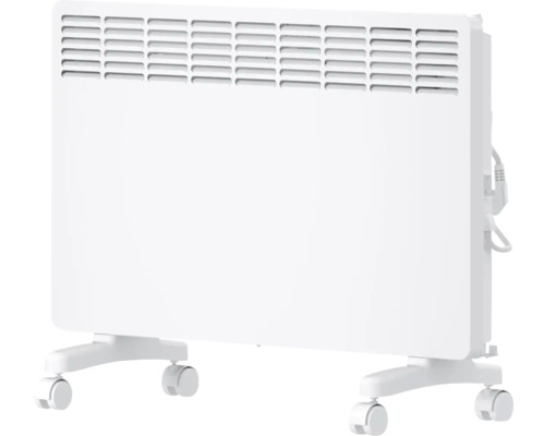 Convecteur sur pieds/mural AEG avec réglage électrique 73,8 x 45 cm 2000 W blanc Radiateur mobile blanc avec roulettes