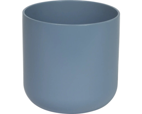 Pot de fleurs Alma céramique 13,5 x 13,5 x 12,6 cm bleu