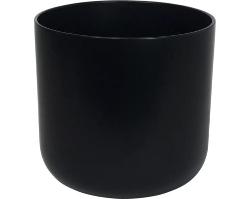 Pot de fleurs Alma céramique20,5 x 20,5 x 20 cm bleu foncé Pot de fleurs noir