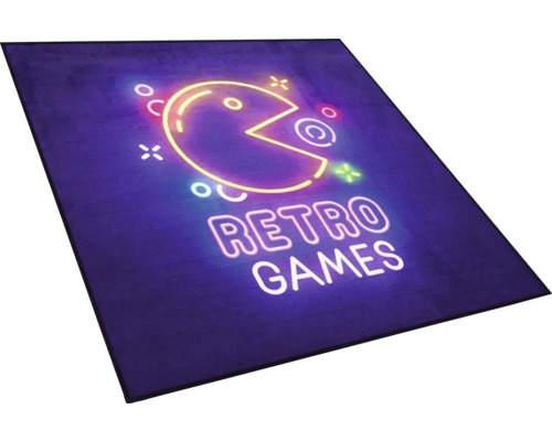 Paillasson motif de jeux rétro