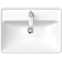 Vasque encastrée DURAVIT D-Neo 60 x 44 cm blanc brillant 0357600027