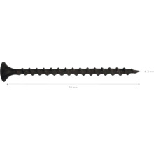 Knauf Schnellbauschraube Grobgewinde TN 4,3 mm x 55 mm Pack = 500 St