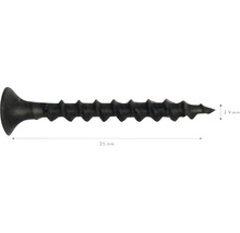 Vis pour construction rapide Knauf filetage à pas grossier TN 3,9 mm x 35 mm paquet = 1000 pces