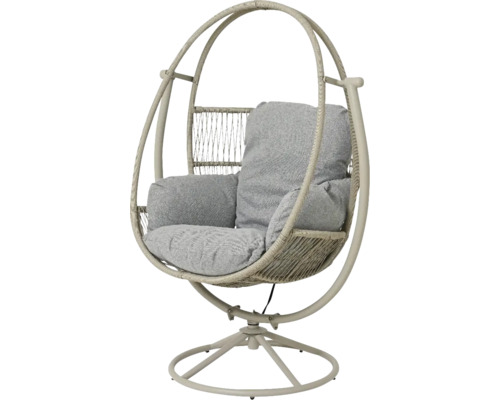 Fauteuil de jardin 113 x 90 x 160 cm gris