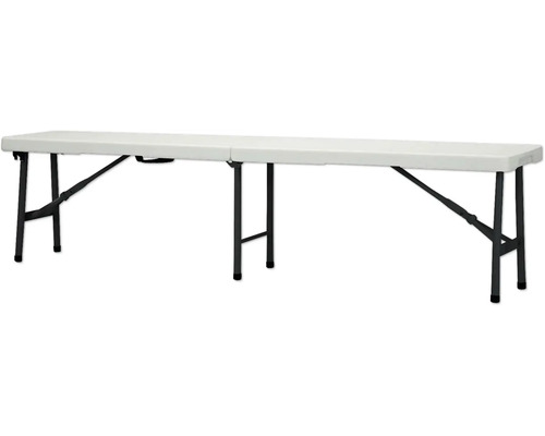 Gartenbank Klappbank Oskar 184 cm Klapptisch mit Stahlgestell und Kunststoffplatte