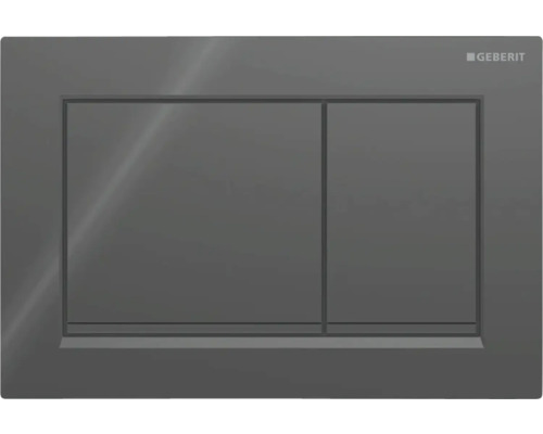 Plaque de commande GEBERIT Omega30 plaque noir mat / bouton noir mat 115.080.DW.1 Plaque de déclenchement Geberit pour réservoir