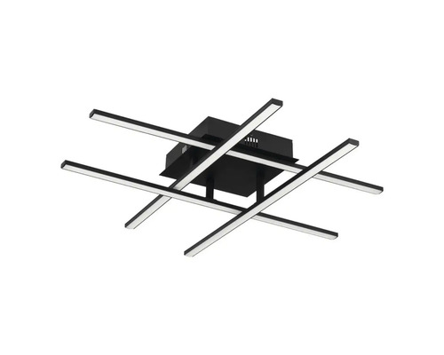 Moderne LED-Deckenleuchte mit gekreuzten Leuchtstäben