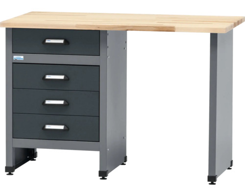 Établi Küpper 1200 x 840 x 600 mm 4 tiroirs gris