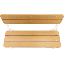 Banc en bois avec dossier