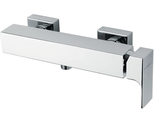 Aufputz Duscharmatur mit eckigem Design