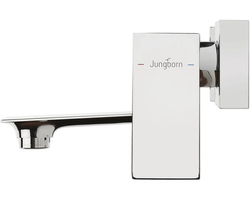 Logo Jungborn sur un robinet