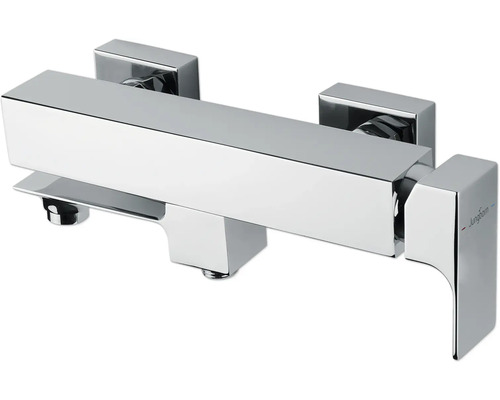 Robinet de baignoire apparent avec design rectangulaire pour montage mural