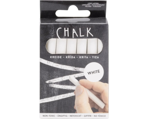 Paquet de craies blanches