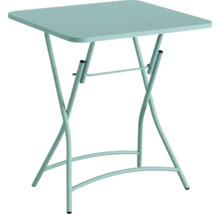 Table pliante carrée en métal