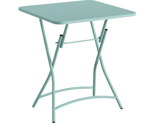 Table pliante carrée en métal