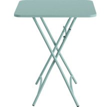 Table pliante carrée en métal pour l''extérieur
