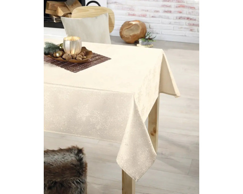 Nappe cristal de glace doré 130 x 160 cm