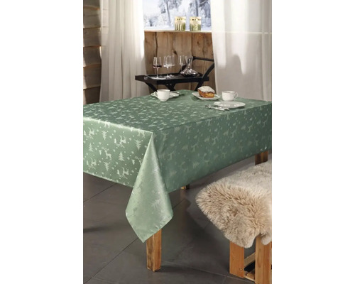 Nappe renne vert 130 x 160 cm