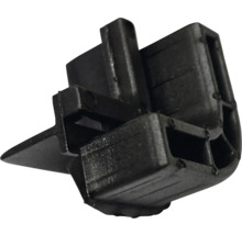 Raccord d'angle Aurlane pour rails de guidage inférieurs noir DE304