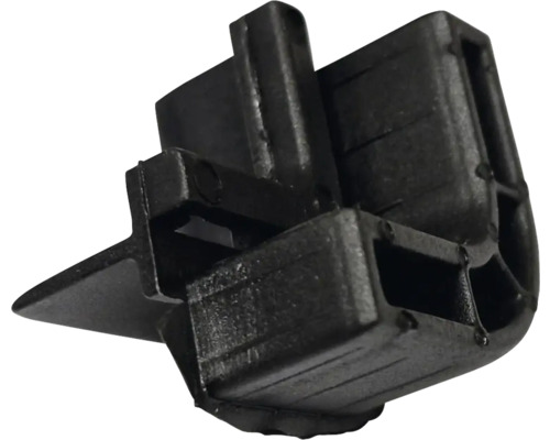 Raccord d'angle Aurlane pour rails de guidage inférieurs noir DE304