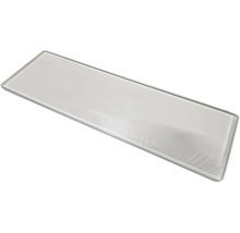 Tablette Aurlane transparent y compris fixation noir DE303