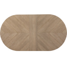 Holztischplatte mit Fischgrätenmuster