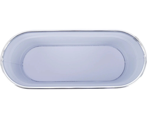 Ovale Zinkwanne für den Garten