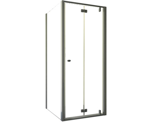 Cabine de douche avec porte en verre