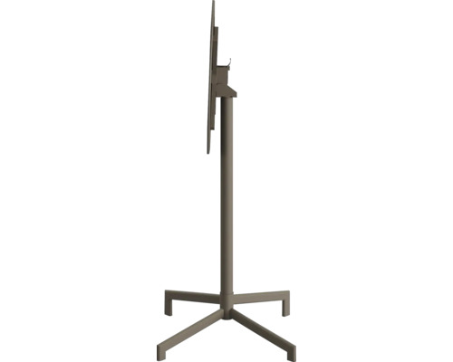 Table de bistrot pliante pour extérieur avec piètement à quatre pieds