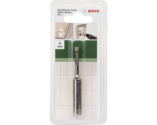 Foret à carrelage Bosch, diamètre 5 mm dans son emballage