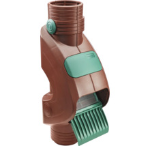 Clapet d''eau de pluie avec panier de ramassage des feuilles pour tuyaux de descente