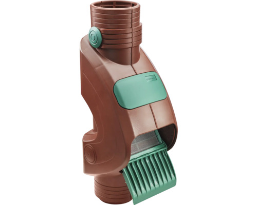Clapet d''eau de pluie avec panier de ramassage des feuilles pour tuyaux de descente