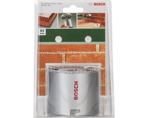 Bosch Lochsäge mit 83 Millimeter Durchmesser in Verpackung
