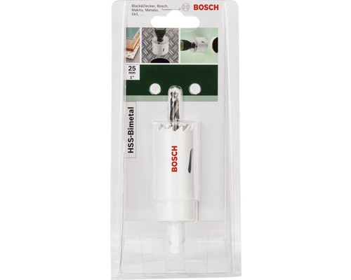 Scie cloche bimétal Bosch 25 mm dans son emballage