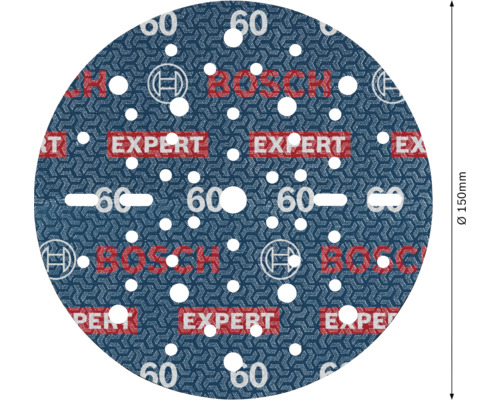 Bosch Expert Schleifscheibe, Körnung 60, Durchmesser 150 mm