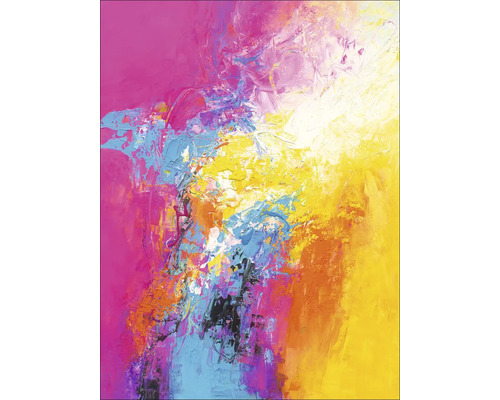 Peinture abstraite avec différentes nuances de couleurs