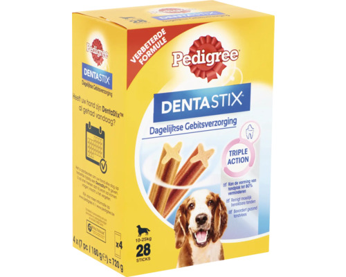 Pedigree Dentastix pour chiens pour l''hygiène bucco-dentaire quotidienne, paquet de 28 pièces