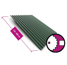 Tôle trapézoïdale d''une longueur de 120 à 600 cm