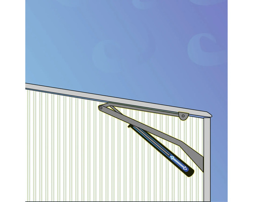 Mechanischer Klappenbeschlag zur Unterstützung beim Öffnen und Schließen von Klappen