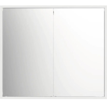 LED Spiegelschrank DSK Silver King BxHxT 80x70x13 cm alufarben