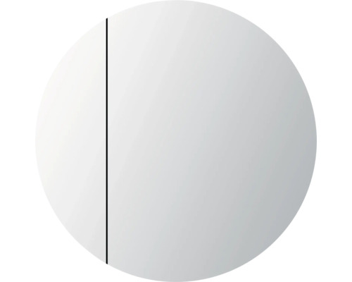 Runder Spiegel mit gerader Linie